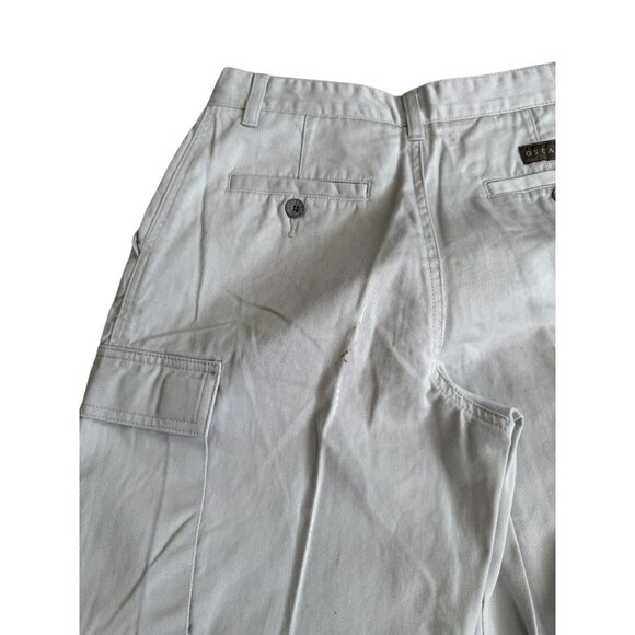 OSCAR DE LA RENTA Boys Stone Gray Khaki Cargo Dress Pants Size 12 NEW NWT - Picture 6 of 11